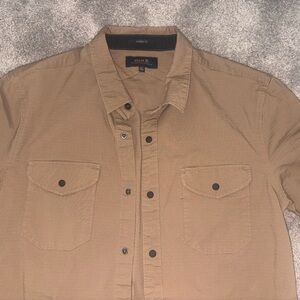 Roark Classic Fit Beige Shirt